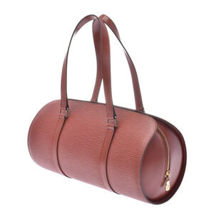 Louis Vuitton Kenya Handbag Soufflot Brown Epi Leather